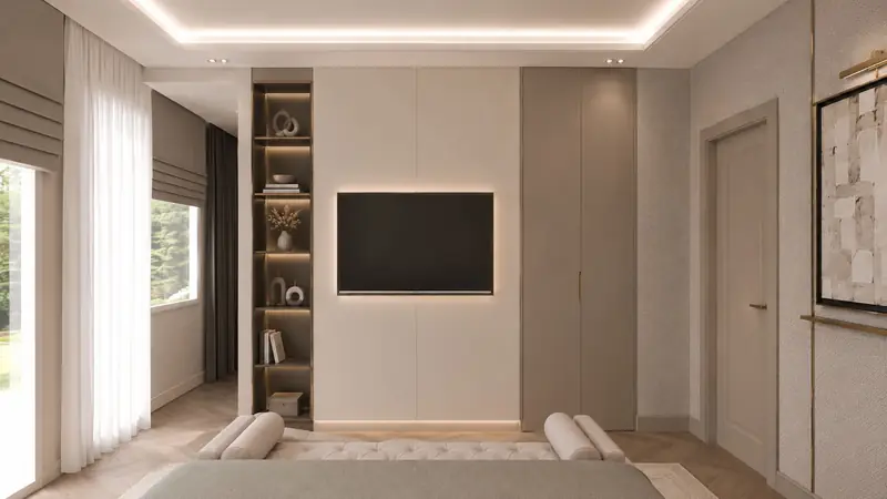 Çekmeköy Villa — yatak odası