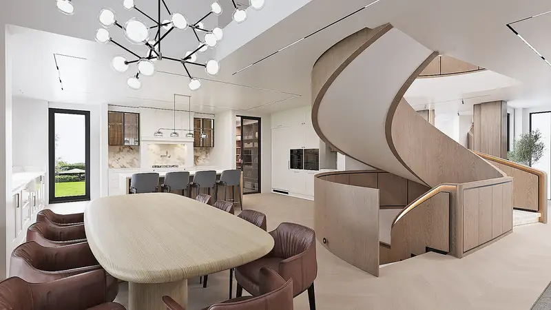 Silivri Villa I — yemek alanı ve mutfak