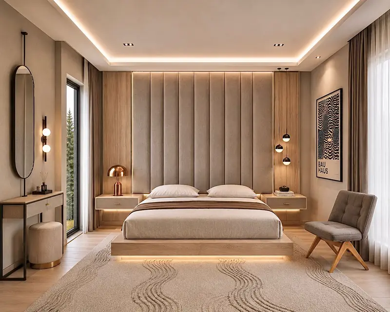 Tepeören Villa — ebeveyn yatak odası